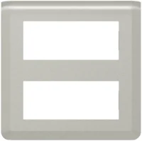 Legrand 079330L Rahmen 2x5-modulig horizontal Mosaic Aluminium