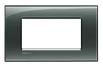 BTicino LNA4804KF LivingLight Abdeck- rahmen für Kompaktinstallation 4M Rauchgrau