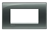 BTicino LNA4804KF LivingLight Abdeck- rahmen für Kompaktinstallation 4M Rauchgrau