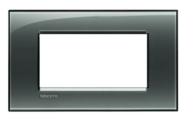 BTicino LNA4804KF LivingLight Abdeck- rahmen für Kompaktinstallation 4M Rauchgrau