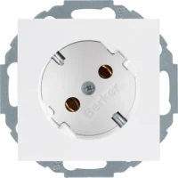 Berker Schuko-Steckdose pws 45° 47271909