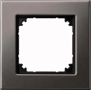 Merten Merten Metallrahmen 1 fach rho/grau 475114