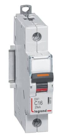 Legrand 409755 DX3 LS-Schalter C 16A 1-polig 25kA 230/400VAC 1TE
