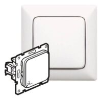 Legrand 776704 Einsatz Taster Wippe Feuchtraum Unterputz Creo ultraweiß