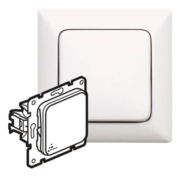 Legrand Legrand 776704 Einsatz Taster Wippe Feuchtraum Unterputz Creo ultraweiß