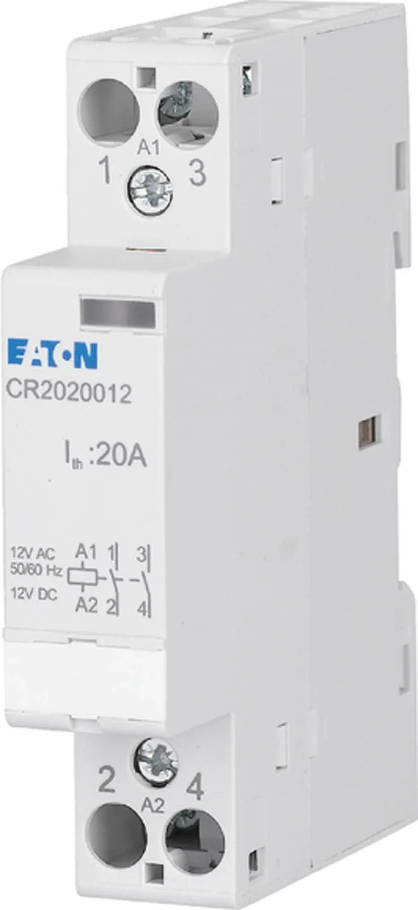 Eaton (Installation) Installationsschütz 12V AC/DC, 2Ö, 20A CR2002012