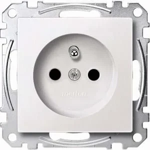 Merten Merten Steckdose polar weiß Schuko stift BRS MEG2600-0419