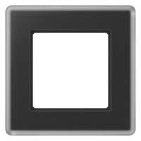 Jung AV581GLMSW Glasrahmen 1f senkr.eu.waager.e Montage Glas A VIVA sc