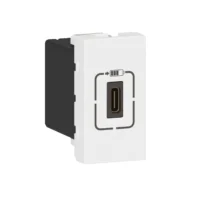 Legrand 077589 USB-Ladesteckdose Typ C 1-modulig 1,5A Mosaic ultraweiß