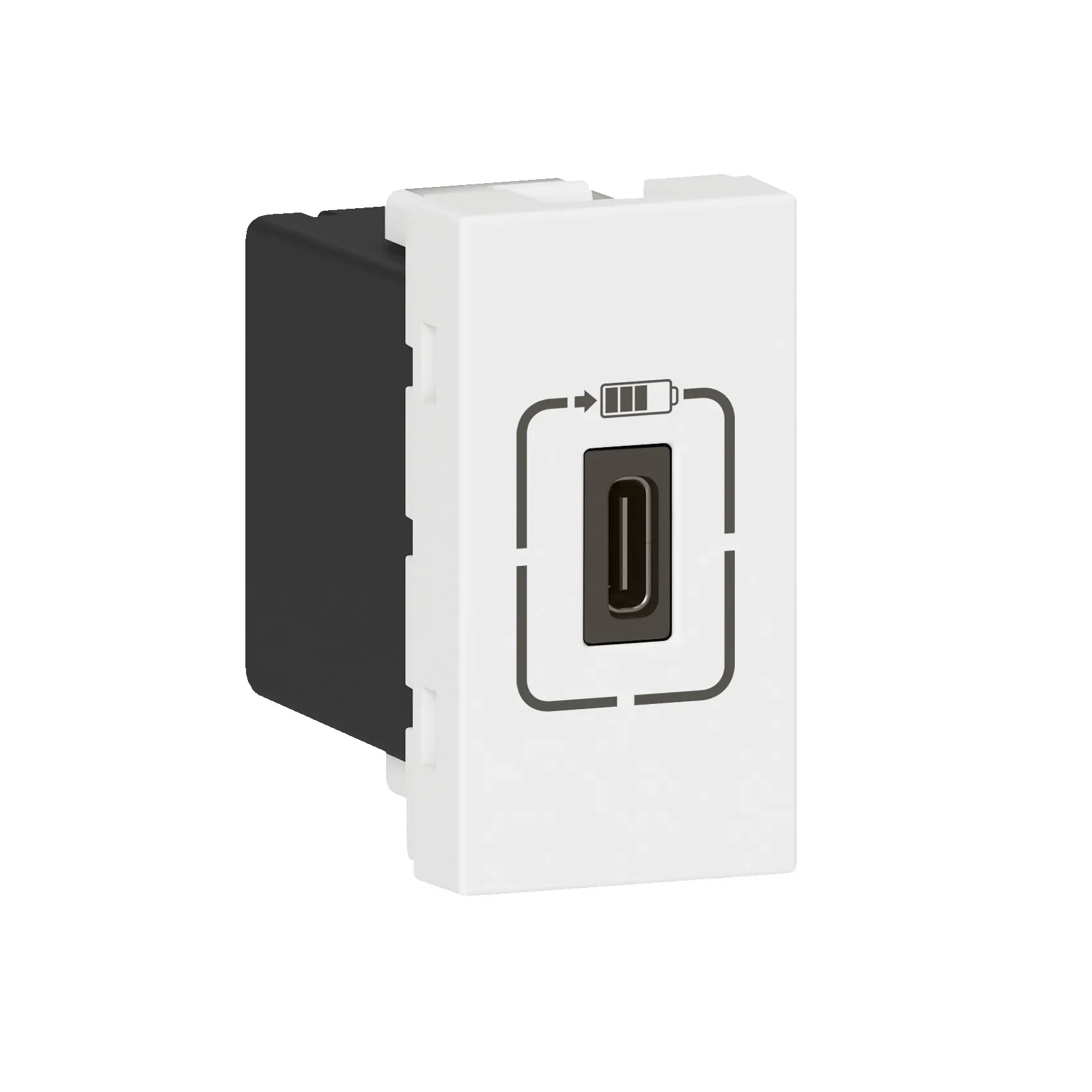 Legrand Legrand 077589 USB-Ladesteckdose Typ C 1-modulig 1,5A Mosaic ultraweiß