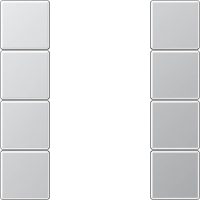 Jung Tastensatz, 4fach komplett AL 2504 TSA