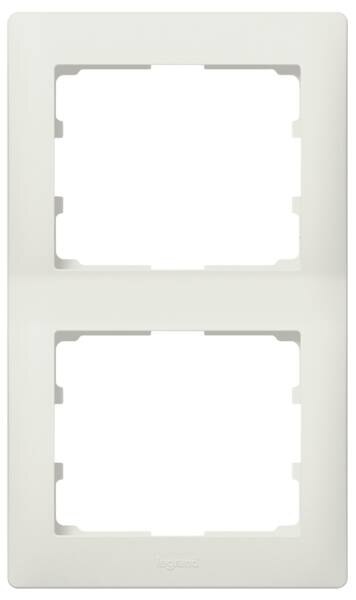 Legrand Legrand 771506 Rahmen 2-fach senkrecht Galea perlmutt