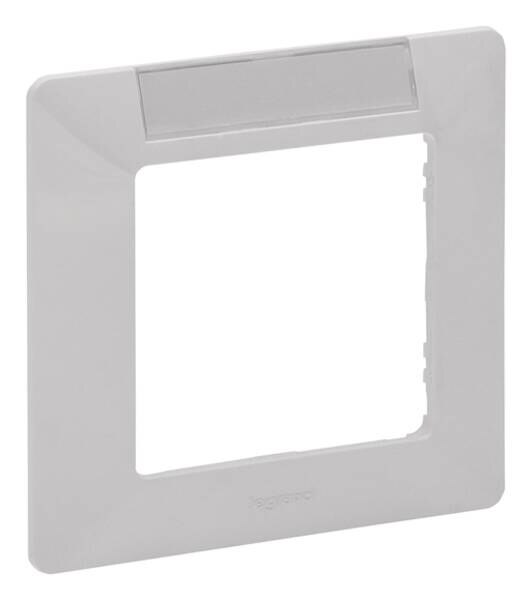 Legrand Legrand 754011 Rahmen 1-fach mit B.-feld Valena Life ultraweiß Thermoplast