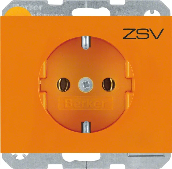 Berker Berker SCHUKO-Steckdose or mit Aufdruck 47157114