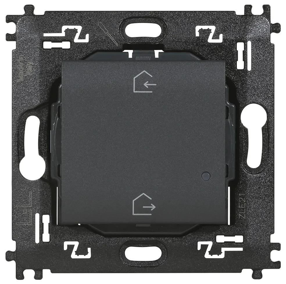 Legrand BTicino L4570CW Masterswitch Kommen/ Gehen für LivingLight with Netatmo Anthr.