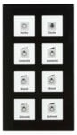 MDT technologies Glastaster Plus 8-fach schwarz, mit Temp Sensor BE-GTT8S.01