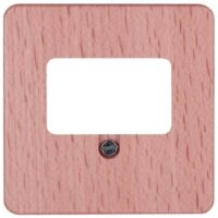 Kopp 358131186 TAE-Abdeckung M2,5x12mm für TAE-Anschlussdose Milano buche