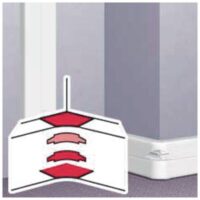 Legrand 010658 Inneneck für DLPe 195mm 3-zügig reinweiß RAL9010