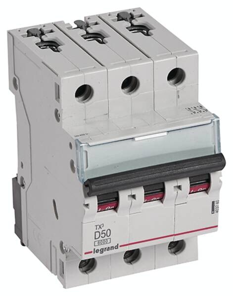 Legrand Legrand 403760 TX3 LS-Schalter D 50A 3-polig 6kA 400VAC 3TE