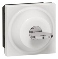 Legrand 077072 Schlüsselschalter Wechselkontakt Ronis 2M Mosaic ultaweiß