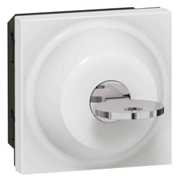 Legrand Legrand 077072 Schlüsselschalter Wechselkontakt Ronis 2M Mosaic ultaweiß