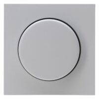 Kopp 490634187 ATHENIS-Dimmer-Abdeckung für Druck-Wechseldimmer Farbe:grau matt