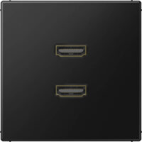Jung Multimedia-Anschlusssystem graphitschwarz matt MA LS 1133 SWM