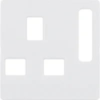 Berker Zentralstück British Std. Q1/Q3 polar weiß 3313076089