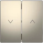 Merten Wippe nickelmet Rollladenschalter MEG3855-6050
