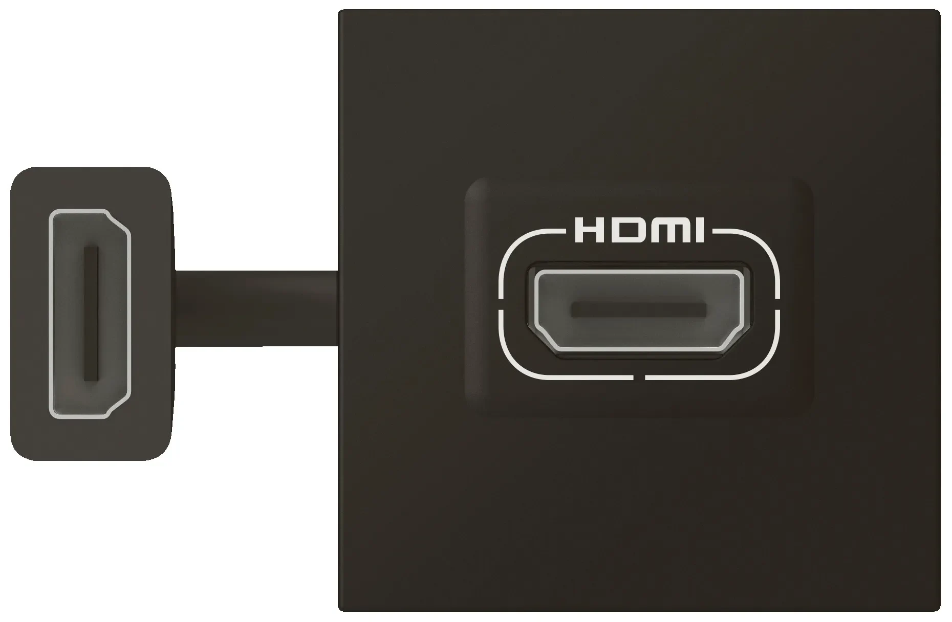 Legrand Legrand 079479L Einsatz HDMI Typ A 2M m.15cm Anschlusskabel Mosaic schwarz