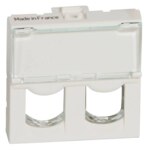 Legrand 078603 Adapter Systimax 2-fach Mosaic weiß