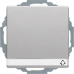 Berker SCHUKO-Steckdose alu/lackiert mit Klappdeckel+BSF 47466084