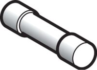 Schneider DF2BA0200 Sicherung NFC 2A aM 8,5x31,5mm zylindrisch ohne Anzeige