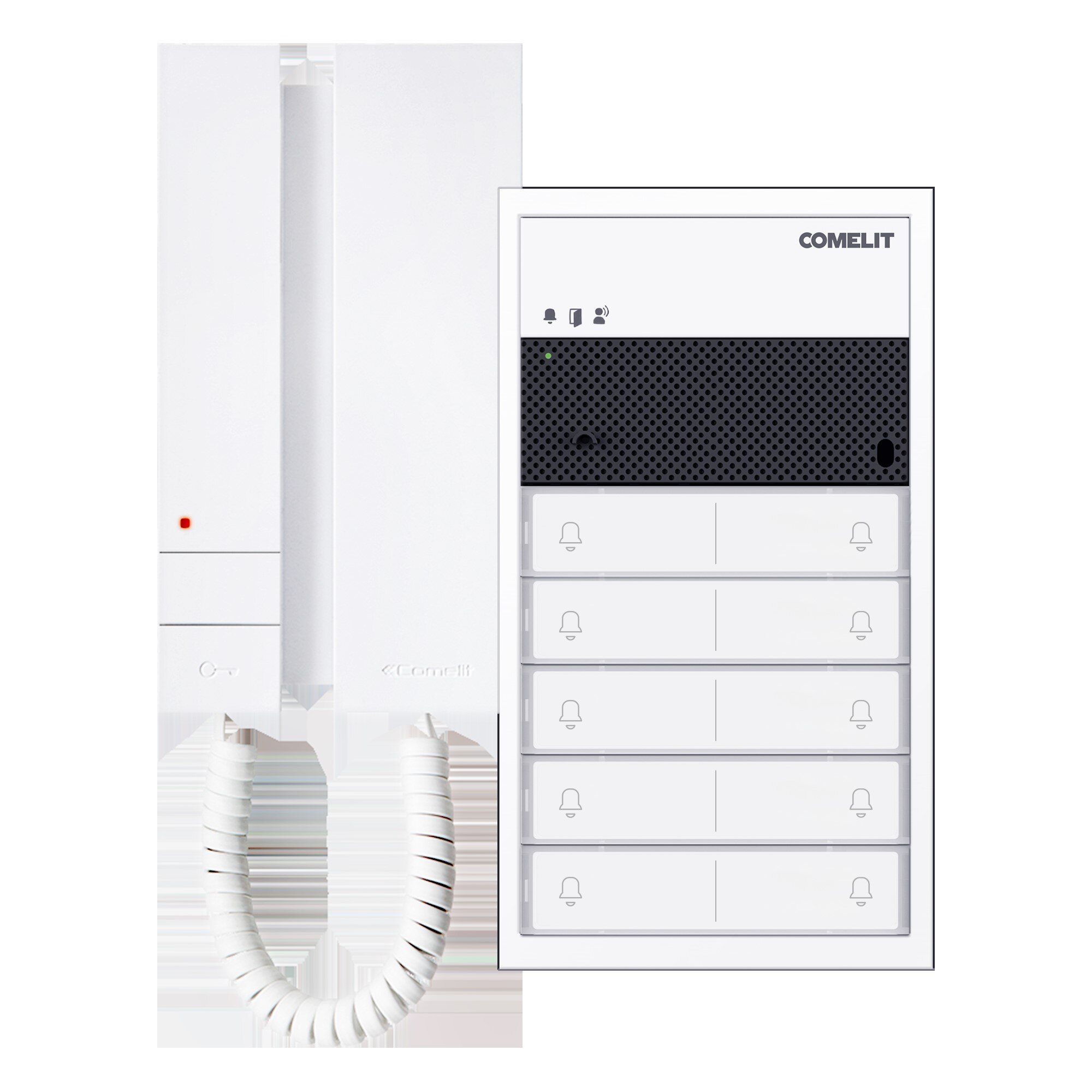 Comelit Comelit KAU2209 Paketlösung Ultra Audio Aufputz 9 Wohneinheiten Mini mit Hörer SB2