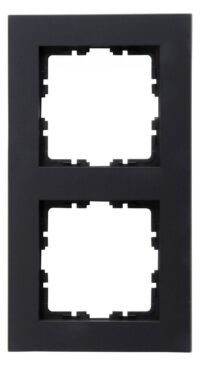 Kopp 406915007 HK07 PURE Abdeckrahmen 2-fach anthrazit