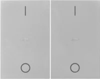 Berker Abdeckung Tastsensor-Modul 2-fach edelstahl 80962373