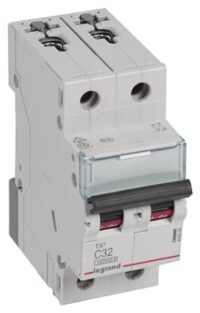 Legrand 404208 TX3 LS-Schalter C 32A 2-polig 10kA 400VAC 2TE