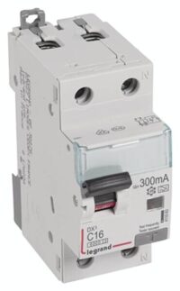 Legrand 411083 DX3 Fi/LS-Schalter C 16A 1P+N 6kA 300mA Typ A 230VAC 2TE