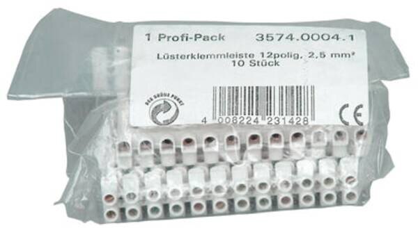Kopp Kopp 357400041 Lüsterklemmleiste 12-polig2,5-4qmm Pack:10