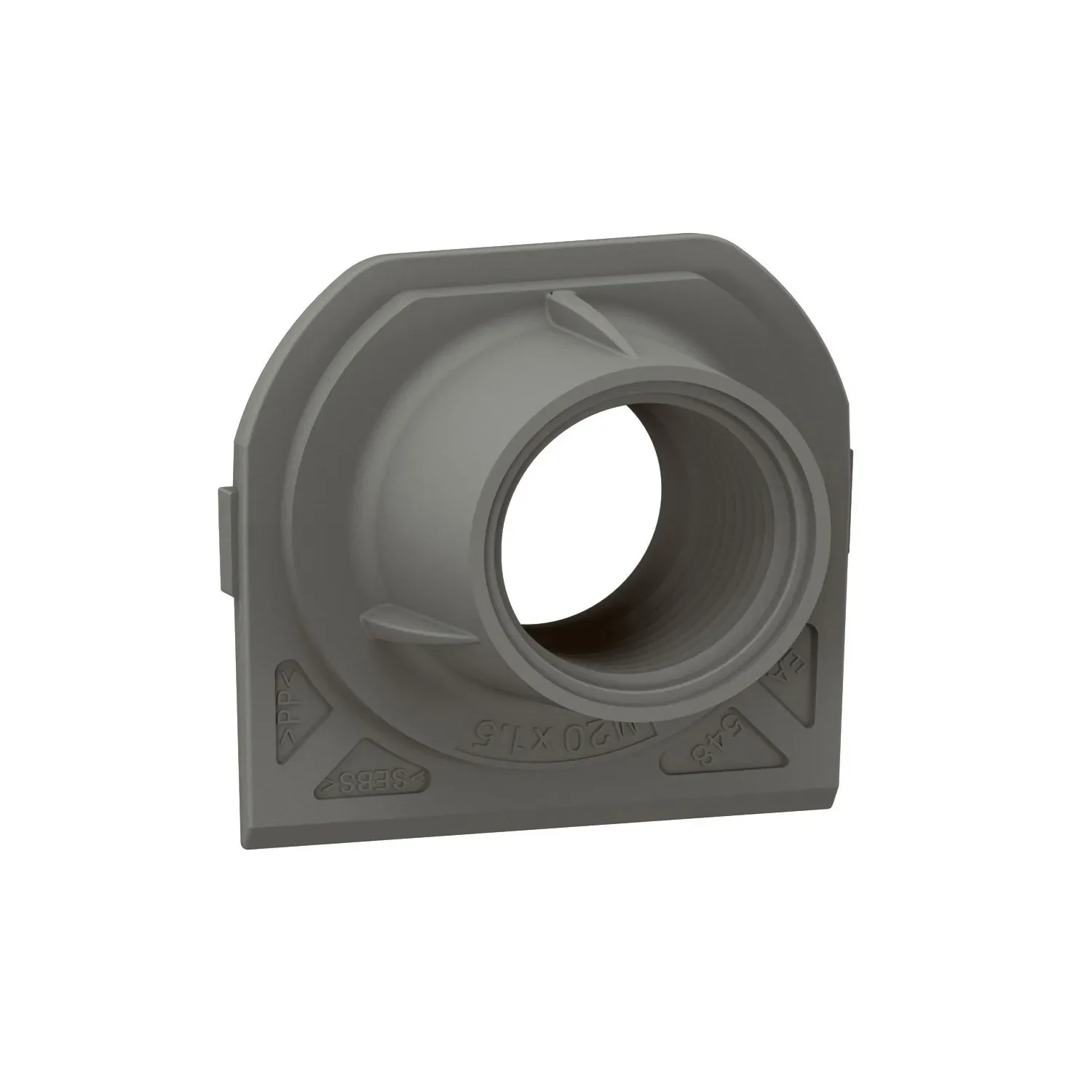 Legrand Legrand 069663L Plexo New 1-fach Kabeleinführung ISO 20 in der Anthrazit