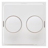Kopp 492829004 HK07-Abdeckung Doppeldimmer Farbe:reinweiß