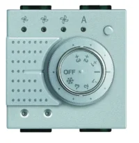 BTicino NT4692FAN Raumthermostat für Fan-Coils 3-40°C Kontr.-LEDs Tech