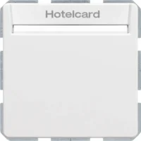 Berker Relais-Schalter Hotelcard polarweiß samt 16406099