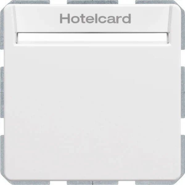 Berker Berker Relais-Schalter Hotelcard polarweiß samt 16406099