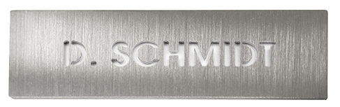Doorbird DoorBird D21x Namensschild für eine Ruftaste, individuelle Gravur, beleuchtet