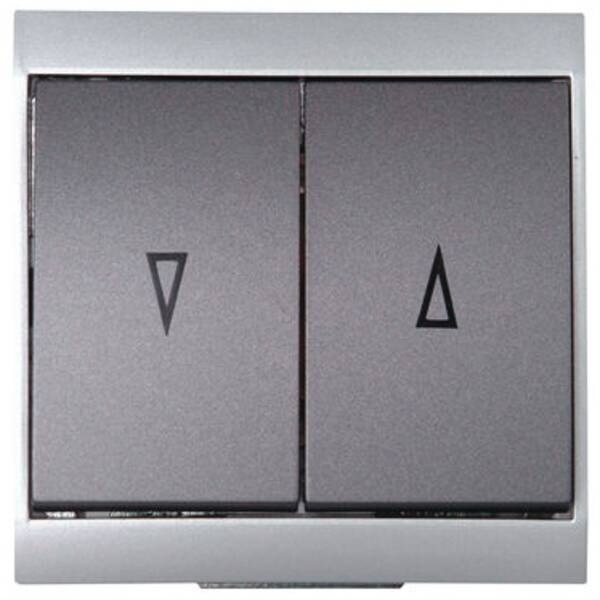 Kopp Kopp 621515086 Jalousienschalter 10AX 250V Malta anthrazit-silber