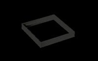 SG LEUCHTEN LED-Einbaustrahler 1LED schwarz Soft Square 903267 schwarz matt