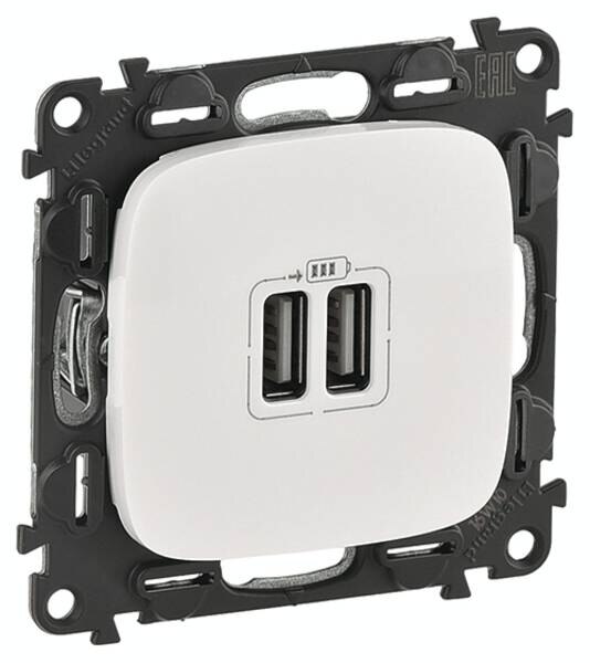 Legrand Legrand 754995 USB-Ladedose 2400mA Valena Allure ultraweiß