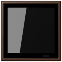 Jung LC 459 D1 S239 KNX Raumcontroller LS TOUCH Serie LS terre d'ombre brûlée