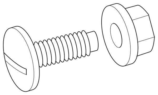 Legrand Legrand 637953 PVC Schraubenset M8x20 Legrand 637953